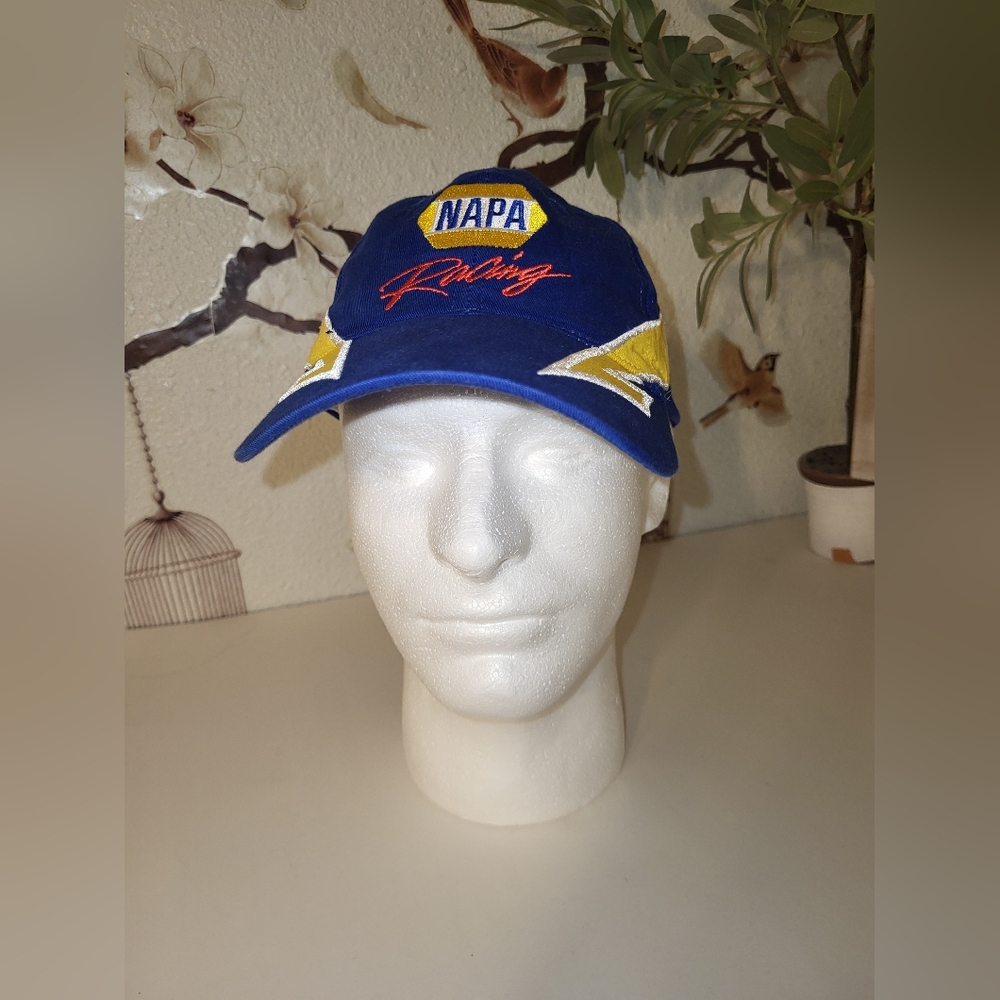 Vintage Napa Michael Waltrip Racing Hat #55 Embroidered Adjustable NASCAR Cap